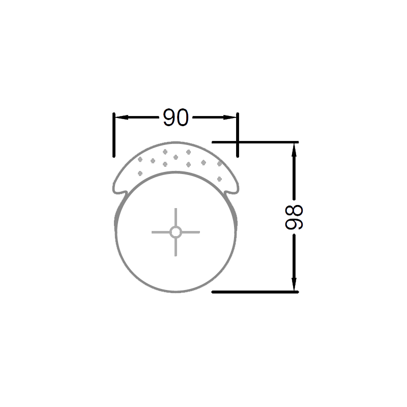 Cocoa Island fotel eisgrau_méretek